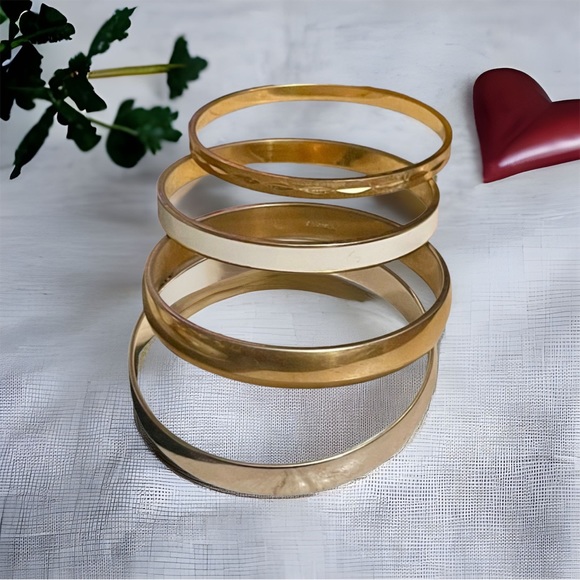 Vintage Monet bangle bracelets - Picture 1 of 6